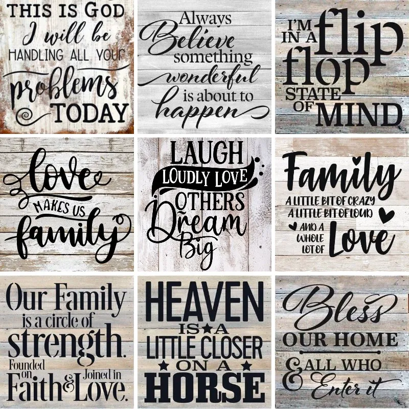 Resin Art Quotes - اقتباسات عائلية للرسم الماسي، أقوال ملهمة