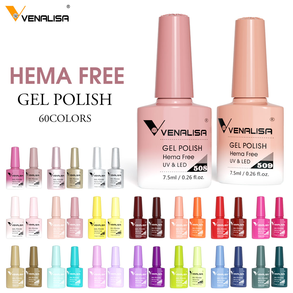 Uv Lamp Nail Resin - طلاء جل فاخر من VENALISA VIP5