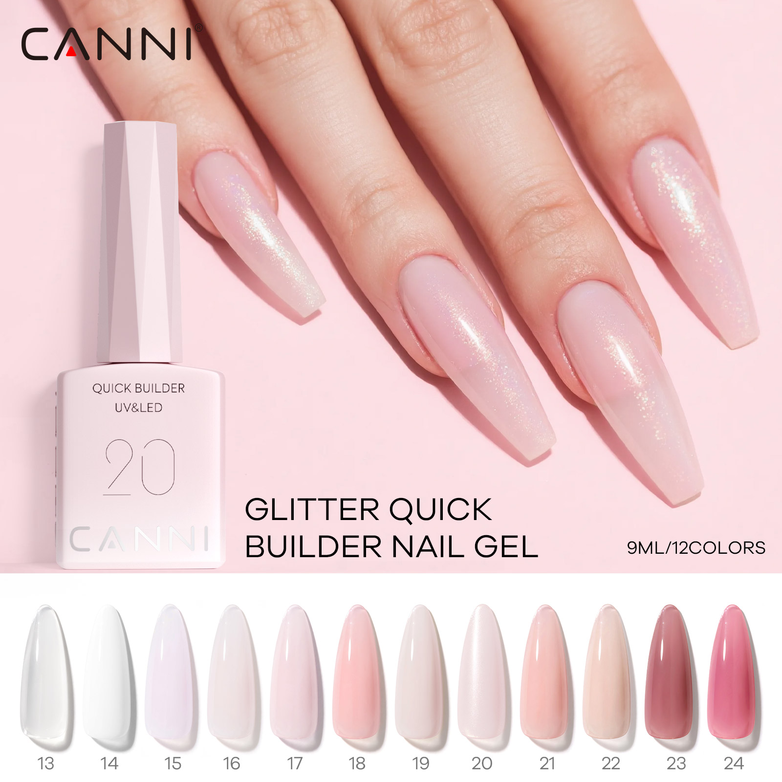 Uv Lamp Nail Resin - CANNI UV البناء هلام سريع منشئ