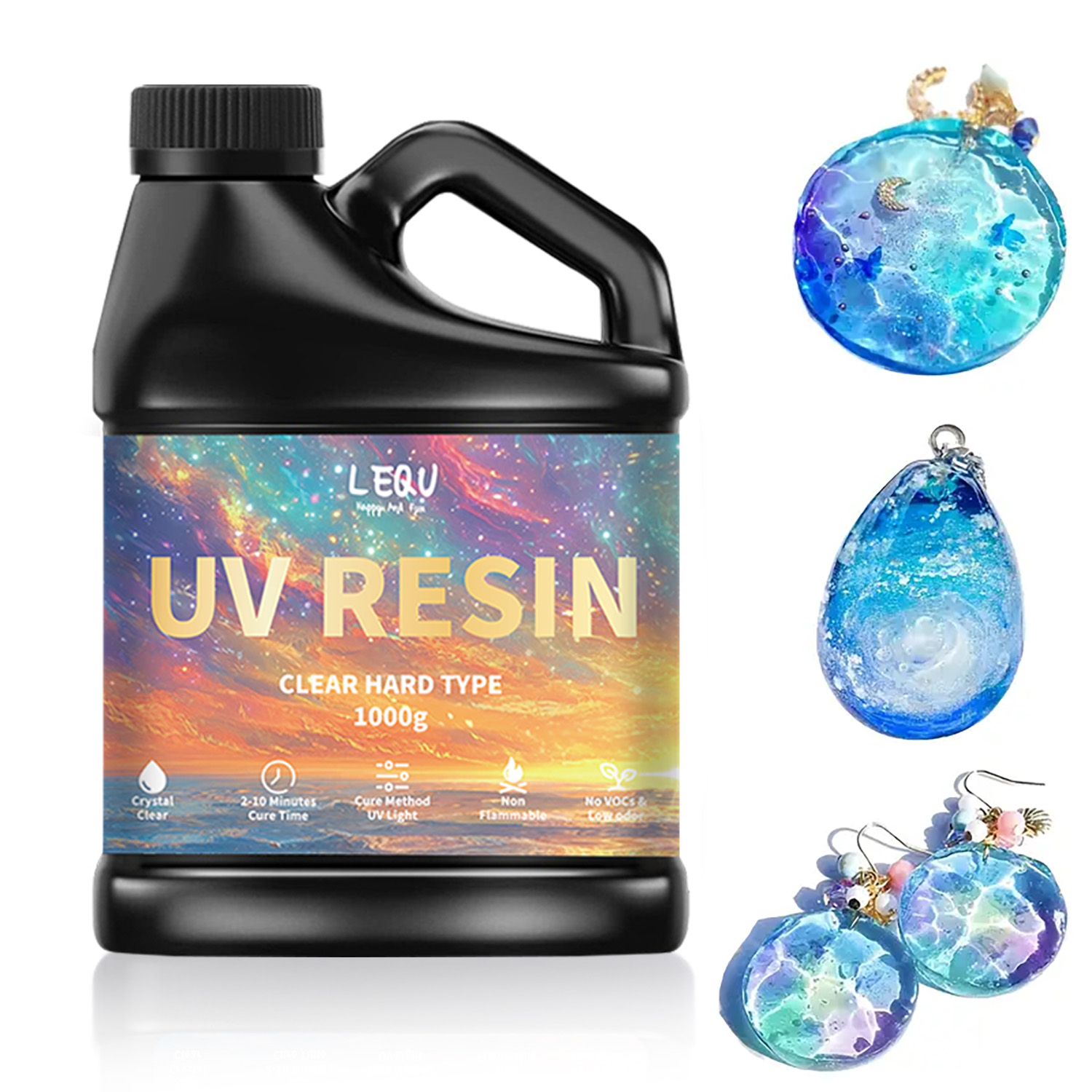 Resin Art Letters - 100/200/500/1000 جرام UV راتنجات الايبوكسي الغراء