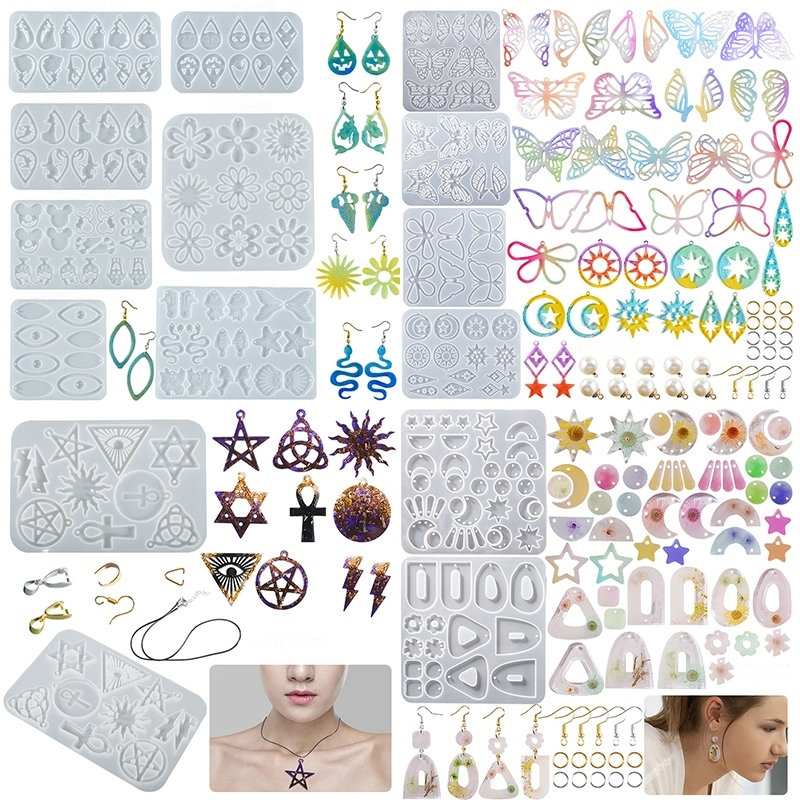 القرط قلادة قالب من السيليكون  - مراجعة Resin Art Letters وسعره