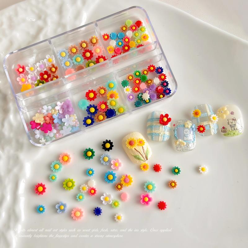 زينة أظافر صيفية ثلاثية الأبعا - مراجعة Resin Art Using Flowers وسعره