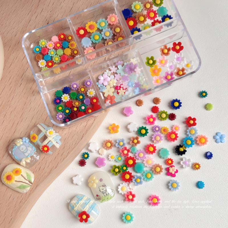 زينة أظافر صيفية ثلاثية الأبعا - مراجعة Resin Art Using Flowers وسعره