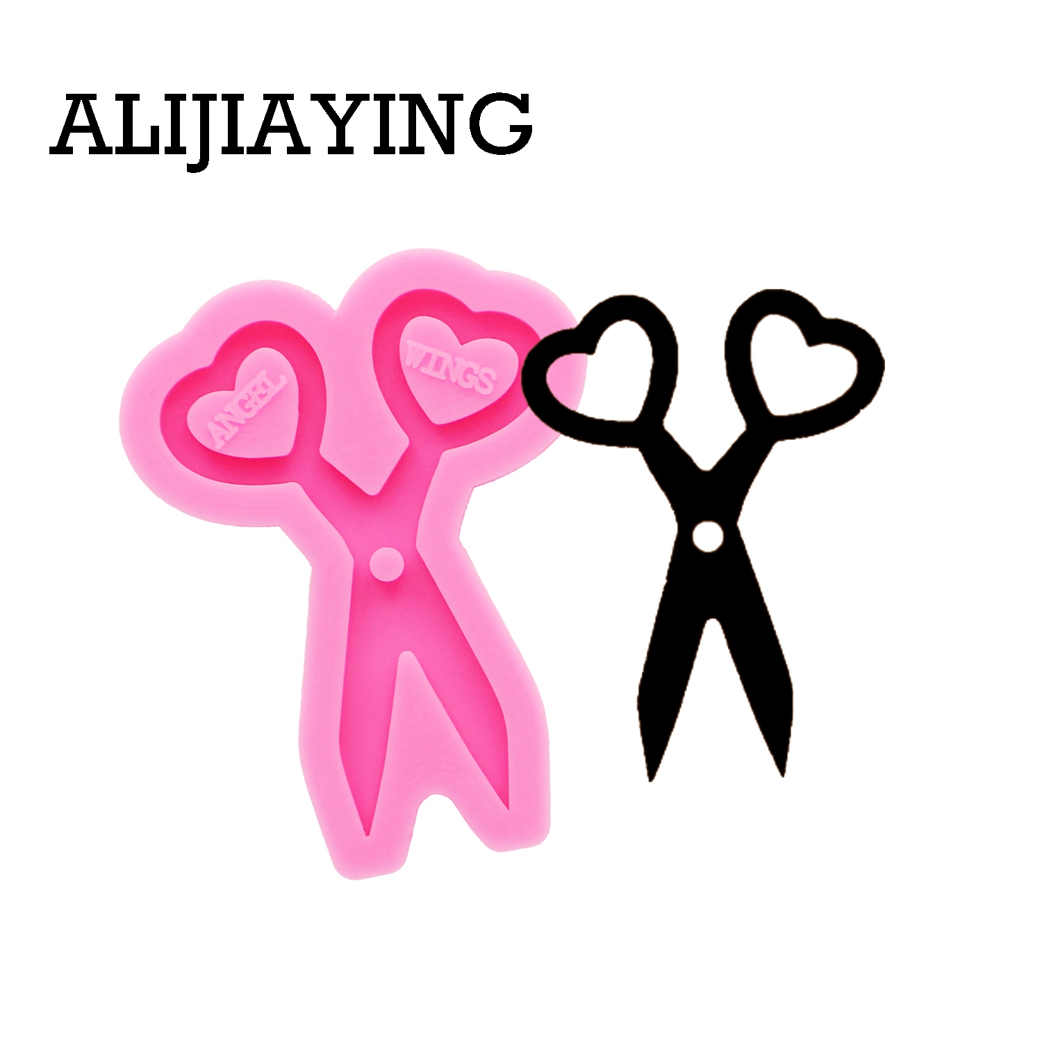 DY0263 السلس الفن تصميم مقص صغ - مراجعة Resin Art Keychain Design وسعره