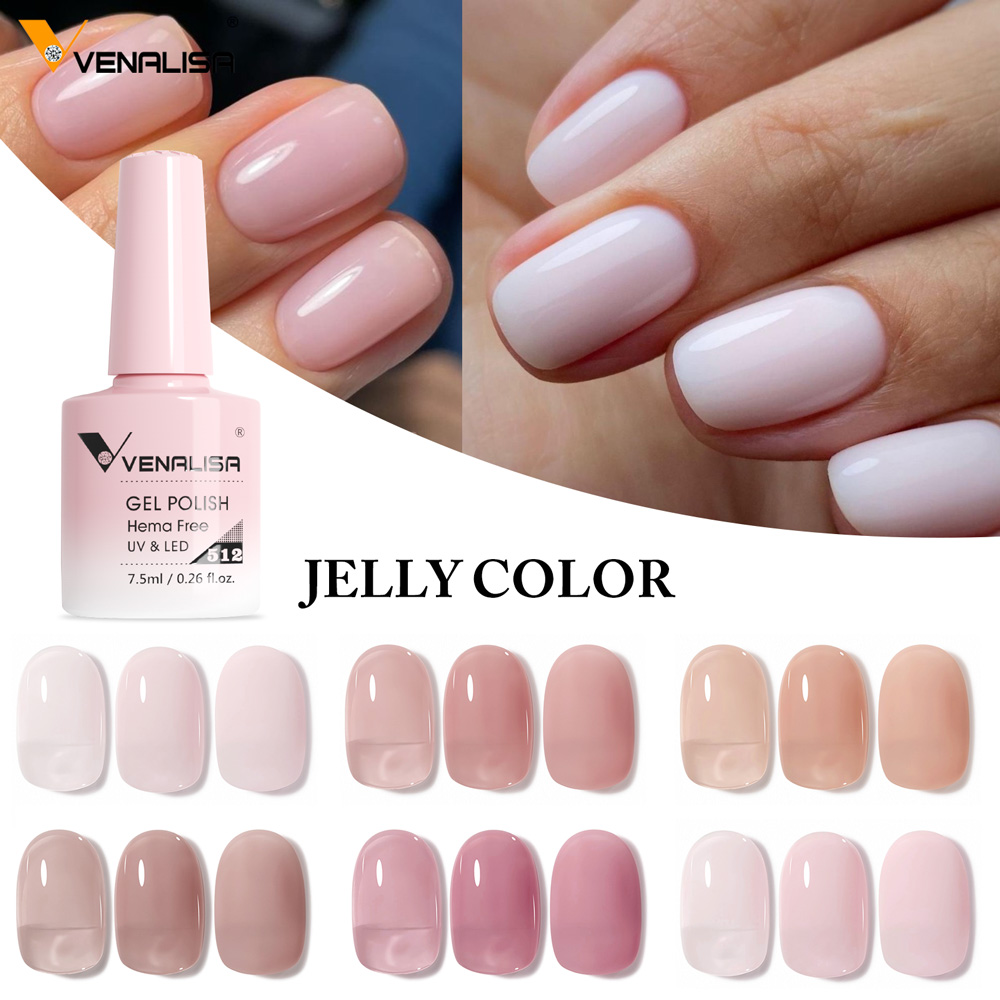 طلاء جل فاخر من VENALISA VIP5  - مراجعة Uv Lamp Nail Resin وسعره