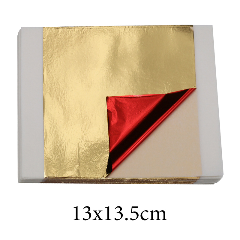 100 قطعة من ورق الذهب المقلد ب - مراجعة Resin Art For Anniversary Gift وسعره