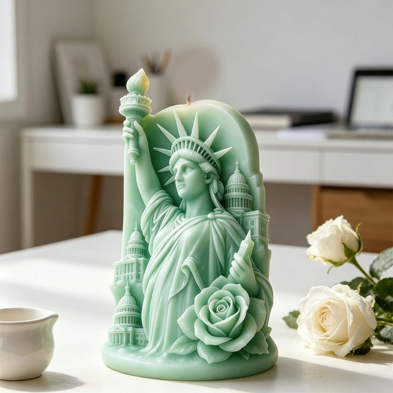 F68D ثلاثية الأبعاد تمثال الحر - مراجعة Resin Art For Anniversary Gift وسعره