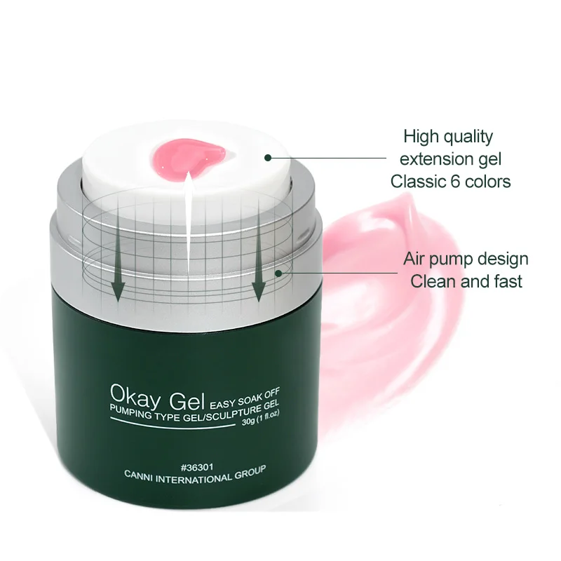 30 جرام CANNI مضخة هواء تمديد  - مراجعة Uv Lamp Nail Resin وسعره
