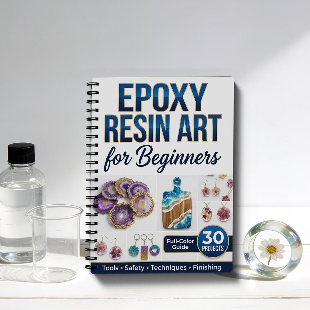 دليل فن الإيبوكسي خطوة بخطوة م - مراجعة Resin Art Guide Free وسعره
